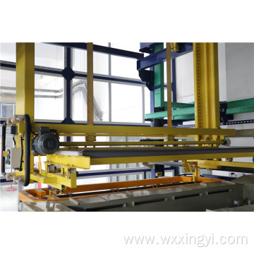 Mechanism transmission of plating line movable hoist